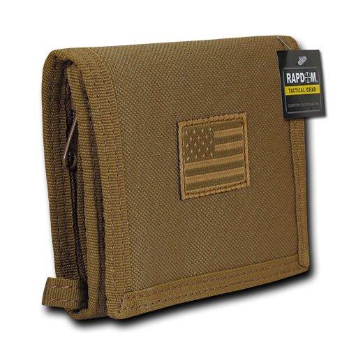 Best Trifold: RAPDOM USA US American Flag Military Trifold Wallet