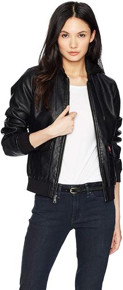 Best Bomber: Levi's Two-Pocket Faux Leather Jacket