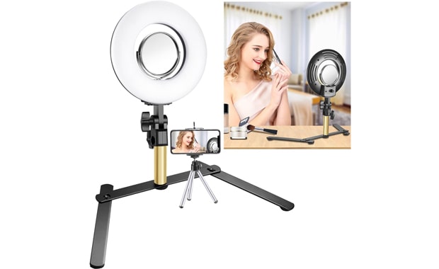 Neewer Tabletop Makeup Ring Light Kit