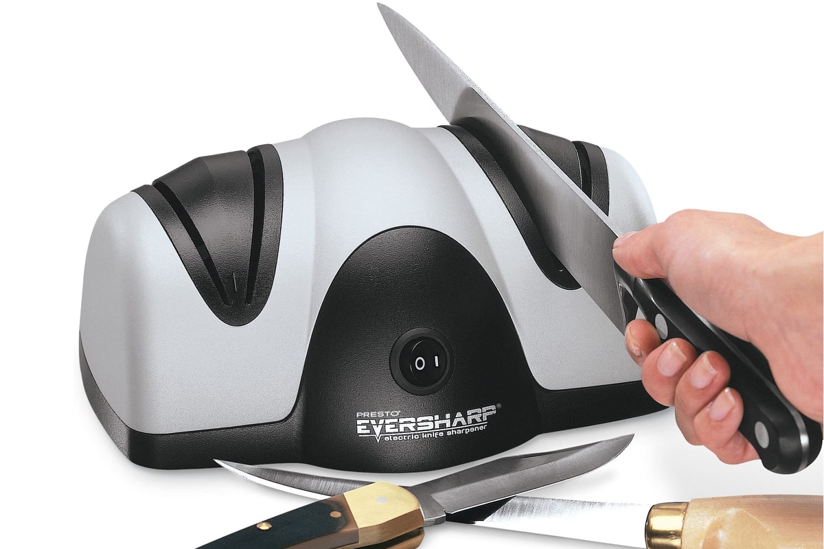 Best Entry-Level Electric Sharpener: Presto EverSharp 08800 Black Electric Knife Sharpener