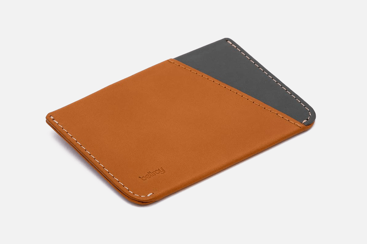 Best Flat: Bellroy Micro Sleeve Leather Minimalist Wallet
