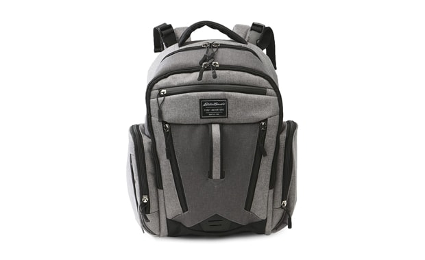Eddie Bauer Grey Traverse Diaper Backpack