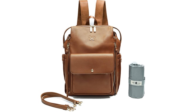 Miss Fong Diper Backpack With Insulated Pockets, Stroller Strap, Large 

Capacity & Changing Pad