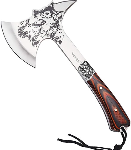 Best Aesthetically Pleasing Tomahawk Promote Camping Tactical Tomahawk with Nylon Sheath
